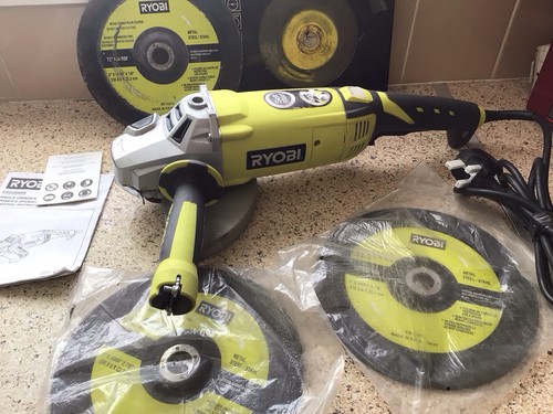 Ryobi inch angle grinder - ryobi,