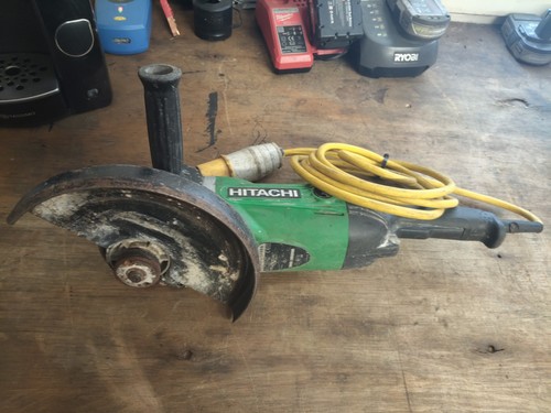 Hitachi 110v angle - 9", grinder